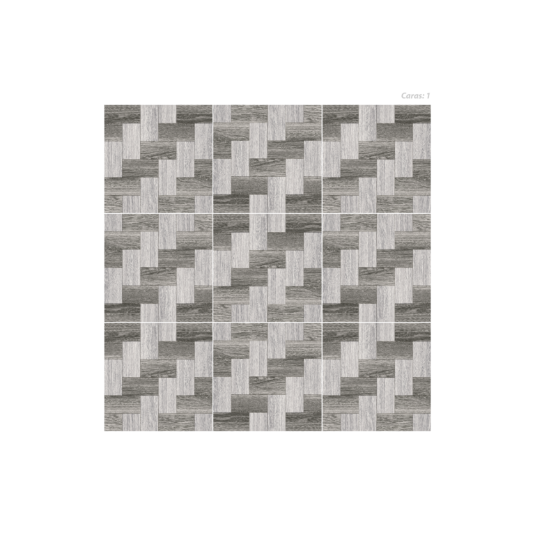 Piek gris panel, formato 46x46, estilo madera